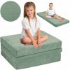 KiddyMoon skladací penový matrac pre deti 165x70 KMM-1650 zelený