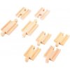 Bigjigs Rail Spojky koľají 7 cm 8 ks