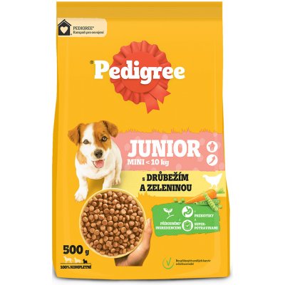 Pedigree granule Mini Junior drůbeží se zeleninou 500 g