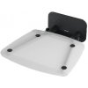 Ravak Ovo B II Sprchové sedadlo Clear/Black, 36x36 cm čierna/číra B8F0000059