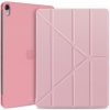 Protemio Leather Zaklápací obal Apple iPad Pro 11 2020 / 2018 12504 ružový