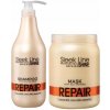 Stapiz SET XXL Sleek Line Repair s hodvábom Šampón 1000 ml Maska 1000 ml