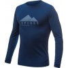 Pánske funkčné tričko s dlhým rukávom Sensor Merino Air PT Explore Dark blue M