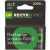 GP ReCyko Pro Professional HR6 (AA) 2000mAh 4ks B26204 - Nabíjacie batérie