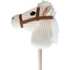 Hobby Horse so zvukom Mac Toys Plejo svetlý biela