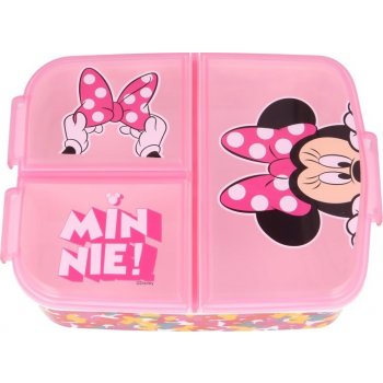 Stor delený plastový box na desiatu Minnie Mouse Butterfly 51120 od 6,7 € -  Heureka.sk