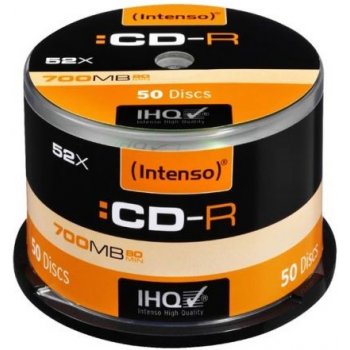 Intenso CD-R 700MB 52x, 50ks