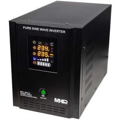 Napěťový měnič MHPower MPU-5000-48 48V/230V, 5000W, čistý sinus, s funkcí UPS