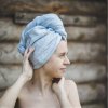 Wooline Turban na vlasy, svetlomodrý