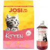 JOSERA JosiCat Kitten 10kg & LAB V Lososový olej pre psy a mačky 1000ml