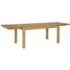 Drewmax Jídelní stůl ST170/4 + nástavec 45 cm Bezbarvý přírodní lak 180x77x90cm