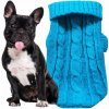 Oblečenie pre psa na zimu M 12 teplý sveter GOLF vesta SVETER