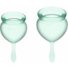Menštruačné kalíšky SATISFYER FEEL GOOD MENSTRUAL CUP zelené
