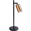 Sollux | Sollux SL.1381 - Stolná lampa WINX 1xGU10/10W/230V čierna/meď | SLX1128