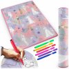Rolovaná penová podložka na vyfarbovanie 120 x 90 x 0,3 cm Ricokids RK-344