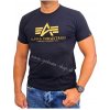 Alpha Industries Basic T Carbon tričko pánske black/gold čierná/zlatá