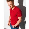 Ombre Clothing Pánske basic polo triko Douglas červená L