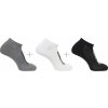 Salomon Everyday Low 3 Pack Black/White/Med Grey Melange