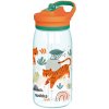 Quokka Kids Glow, Plastová fľaša so slamkou Tigers, 580ml, 40281