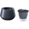 Kvetináč HEOS s vkladom 43,6 cm - farba: antracit (Prosperplast DMHET440-S433)