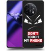 Picasee silikónový čierny obal pre OnePlus 11 5G - Evil Eye - Transparent