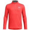 Detská funkčná mikina na zips Under Armour TECH UTILITY 1/4 ZIP K oranžová 1390029-847 - YXL