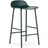 Normann Copenhagen Barová stolička Form 65 cm, green/steel