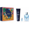 Versace Pour Homme Versace Pour Homme toaletná voda 100 ml + Versace Pour Homme toaletná voda 5 ml + telový a vlasový šampón 150 ml