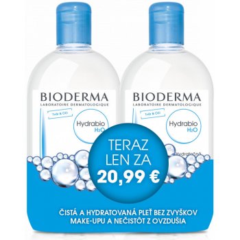 Bioderma Hydrabio H2O Festival micelárna pleťová voda 2 x 500 ml darčeková sada