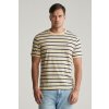 TRIČKO GANT STRIPED SS TSHIRT DUSTY LIGHT YELLOW