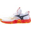 Pánska halová obuv Mizuno Wave Momentum Elite White/Fiery Coral 2/Citrus EUR 42