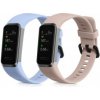 2x Náramok kwmobile Huawei Band 4 růžová, modrá