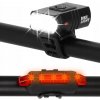 LED PREDNÉ SVETLO NA USB, SILNÉ ZADNÉ, SADA RIADIDIEL NA BICYKEL, SVETLO