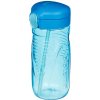 Fľaša Sistema Quick Flip Top so slamkou 520 ml Farba: modrá