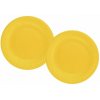 GODAN Papírový talíř žlutý 18 cm, 12 ks 8595596327225
