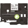 páska BROTHER TZFX221 čierne písmo, biela páska FLEXIBLE ID Tape (9mm) (TZEFX221)