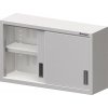 Skříňka závěsná posuvné dveře 900x300x600 mm | STALGAST, 981723090 inox
