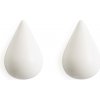 Normann Copenhagen Vešiaky Dropit Large, white