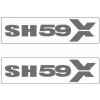 SHAD Nálepky SHAD D1B59ETR pre SH59X