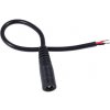 LedStar DC konektor pre pripojenie LED pásika ku zdroju, 2.1x5.5mm samica, 12cm, MC234