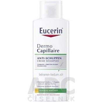 Eucerin DermoCapillaire šampón proti suchým lupinám 200 ml od 11,18 € -  Heureka.sk