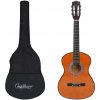 vidaXL 8-dielna klasická gitarová sada pre deti, začiatočníkov 3/4 36