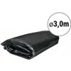 Solárna plachta čierna na bazén s priemerom 3m