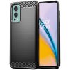 Techsuit – Carbon Silicone puzdro na OnePlus Nord 2 5G – čierne KF235802