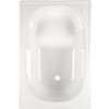 Aqualine Sedacia smaltovaná vaňa 105 x 65 cm V105x70