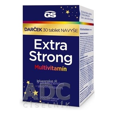 GS Extra Strong Multivitamín darček 2023 tbl 100+30 navyše (130 ks)