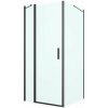 Súprava sprchové dvere Oltens Verdal 21204300, stena sprchovacieho kúta Oltens Hallan 22102300