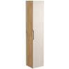 CMD Skrinka do kúpeľne LUXOR BEIGE 80-01-1D dub olejovany/béžová laminát 35 cm x 170 cm x 31 cm