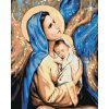 Diamondi Diamantové maľovanie - PANNA MÁRIA S JEŽÍŠOM Rámovanie: bez rámu a bez vypnutia plátna, Rozmer: 40x50 cm