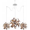 Luxera s.r.o. LUXERA 64420 RIBBON 9xG9/33W, COFFEE/CHROME
